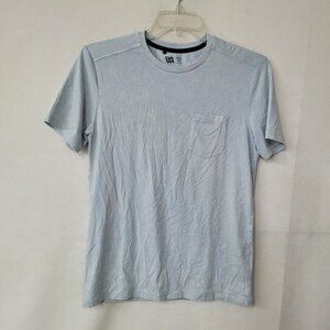 VRST‎ Shirt Mens S Blue Essential Acid Wash Pocket Tee Active Short Sleeve